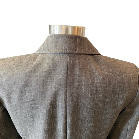 Anne Klein Wool Pinstripe Suit Blazer & Trouser Pants Set - Picture 6 of 15